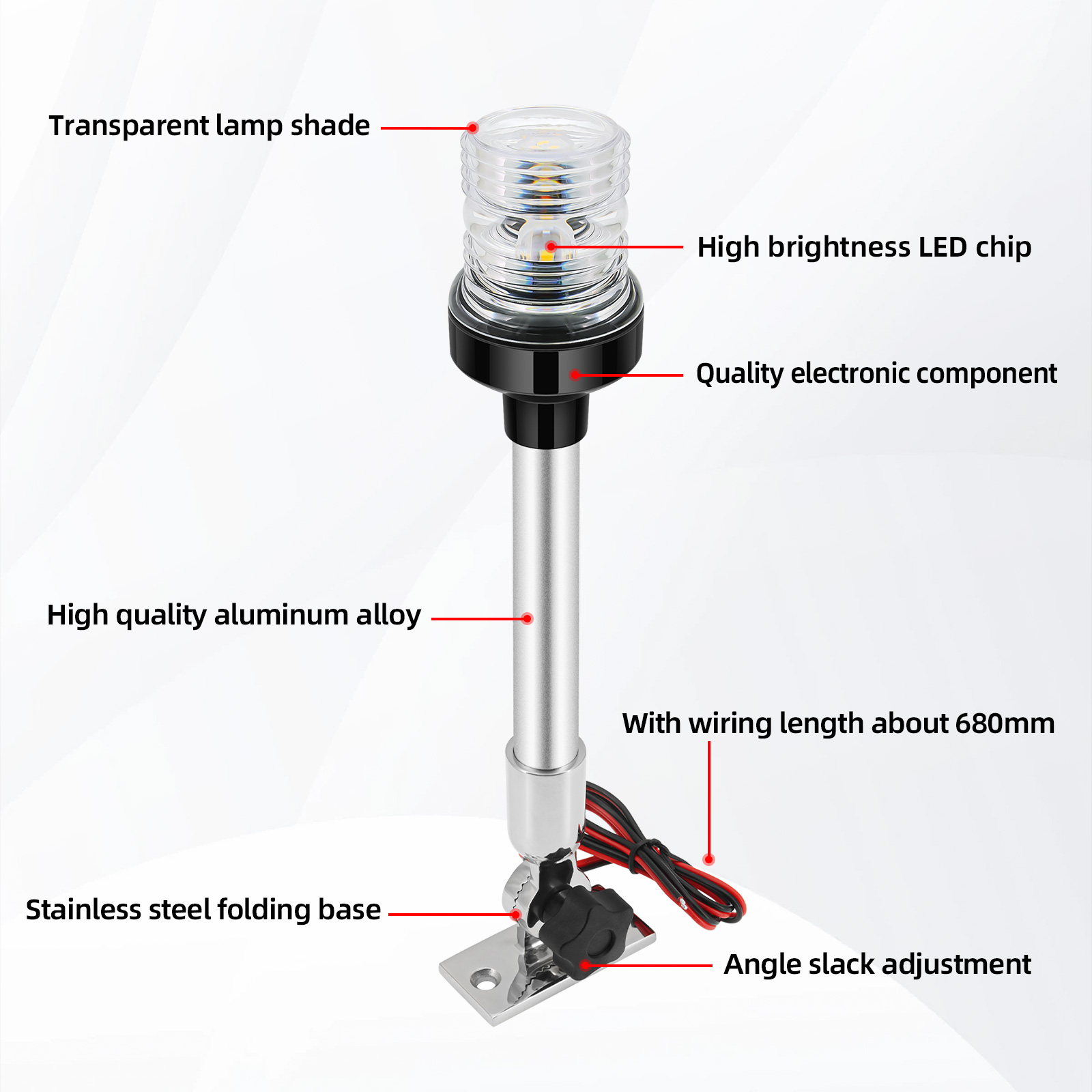 해양 보트 앵커 라이트 LED 네비게이션 램프, 요트  - Fishing Boat Navigation Light 리뷰 및 가격