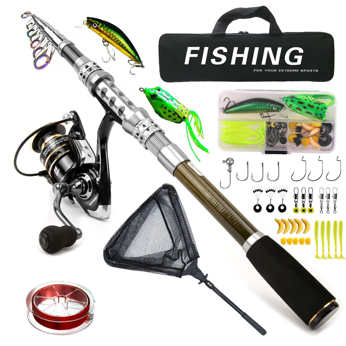 카본 루야 낚싯대 휠 세트 바다 낚시 텔레스코픽 낚싯대 - Fishing Boat Aluminum 리뷰 및 가격