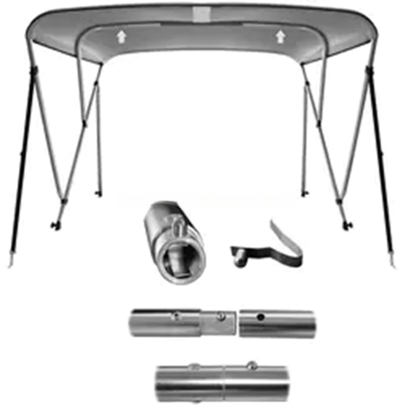 새로운 유니버설 보트 비미니 탑 3보우/4보우 마린 캐 - Fishing Boat Aluminum 리뷰 및 가격